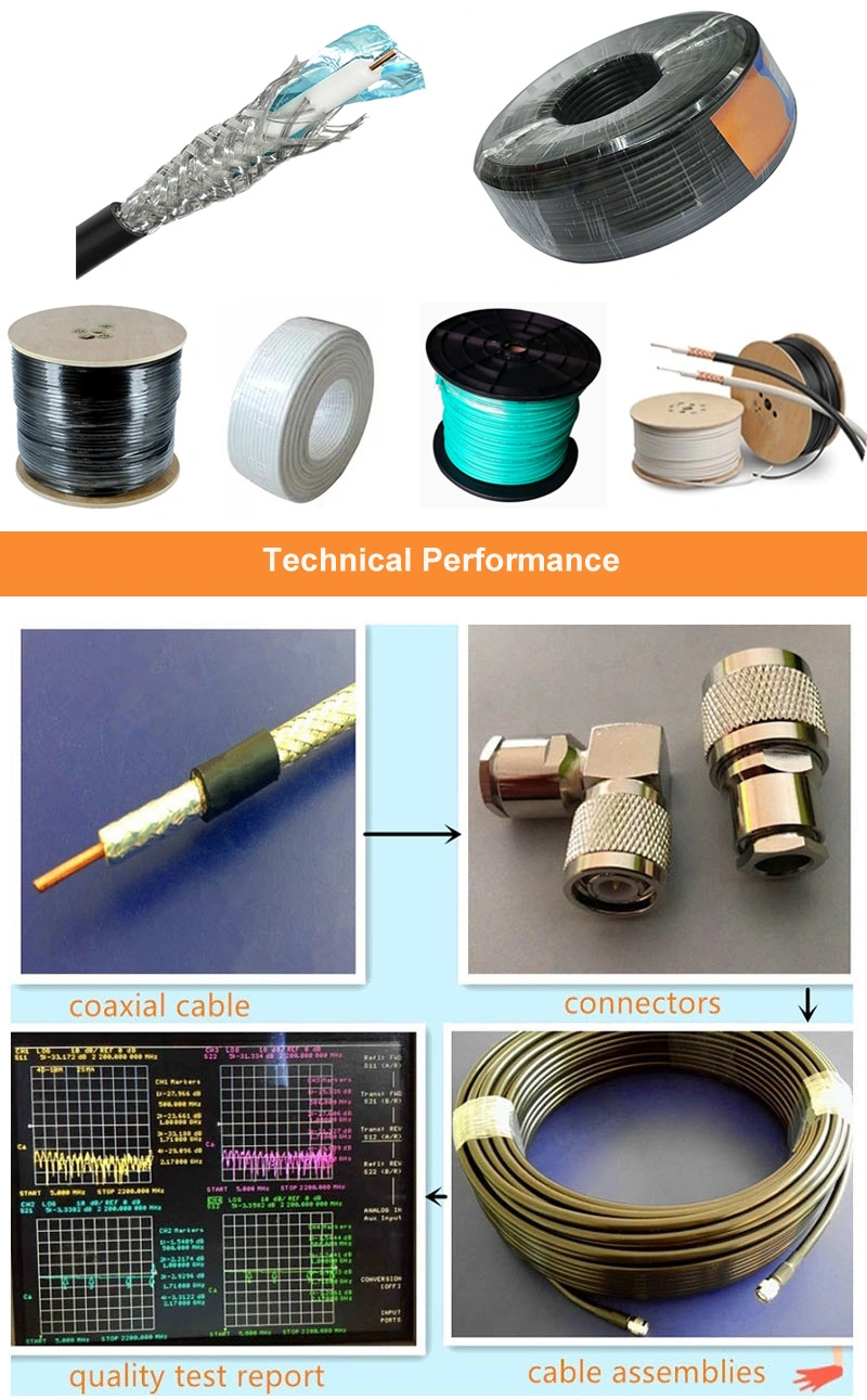 Coaxial Cable CATV RG6/Rg58/Rg59/Rg11 CCTV Signal Cable Surveillance System