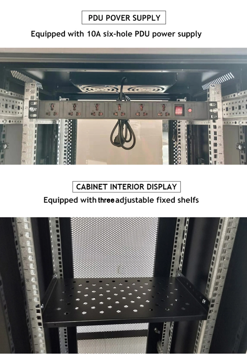 19in High Quality OEM 600mm Data Center Server Racks Floor Standing 42u Network Enclosure Cabinet