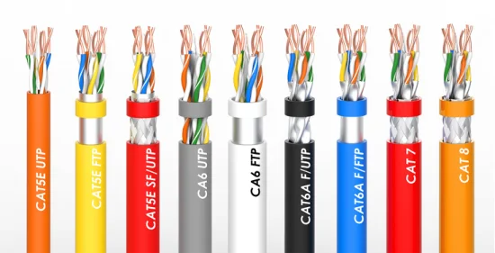 適用FTP CAT6 CAT6A Cat7 Cat8 UTP SFTP FTPネットワークケーブル