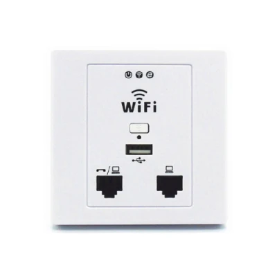 壁取り付けワイヤレス AP アクセス ポイント用信号アンプ付き Wi-Fi フェイスプレート ソケット