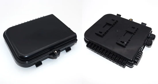 1X8 ブラック ABS PC 光ファイバー配電ボックス